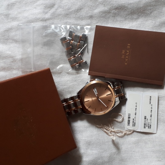 Coach Tristen Two-Tone Women's Watch - Picture 8 of 11